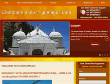 Tablet Screenshot of chardham.com